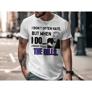 Funny Anti-Bills Football Rivalry T-Shirt Unisex Statement Tee